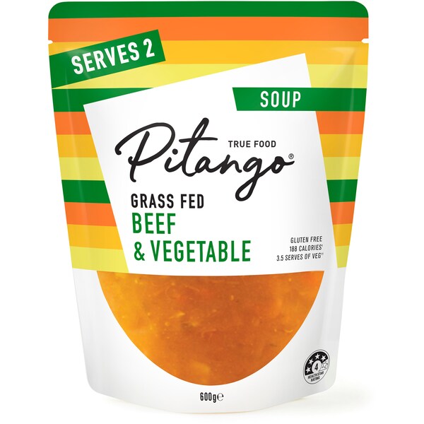Pitango Soup Beef & Vegetable 600g