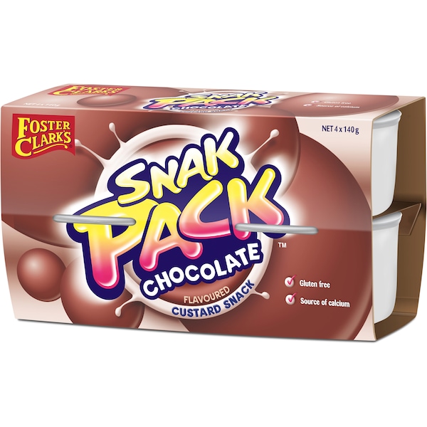 Foster Clark's Chocolate Custard 4x140g