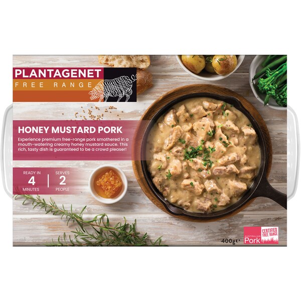 Mt Barker Honey Mustard Pork 400g