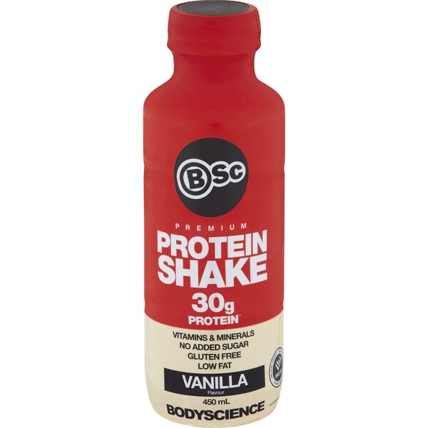 BSC Ready To Drink Protein Shake Vanilla 450mL