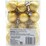 Christmas Enchantment Bauble 3cm Gold 24 Pack
