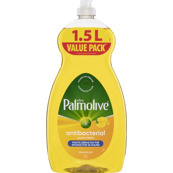 Palmolive Dishwashing Liquid Antibacterial Lemon - Ultra 1.5L