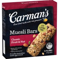 Carman's Muesli Bars Classic Fruit & Nut
