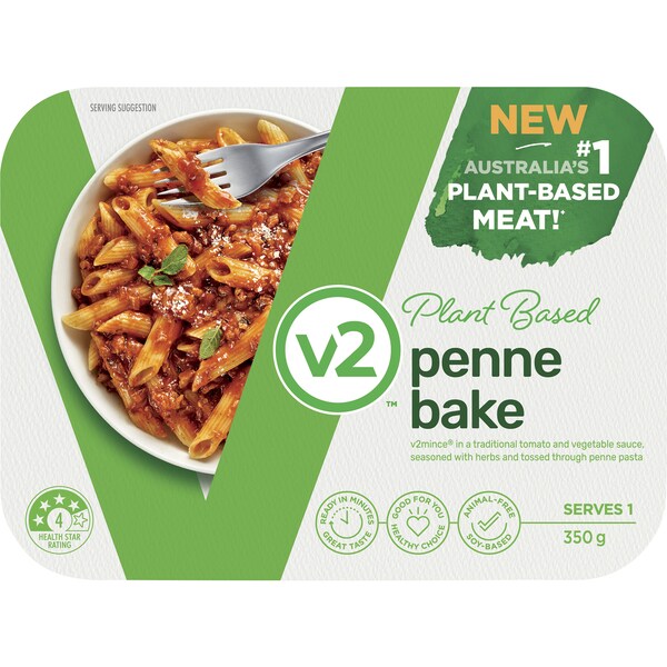 V2 Plant Based Penne Bake 350g