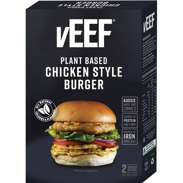 Veef Plant Based Chicken Style Burger 226g