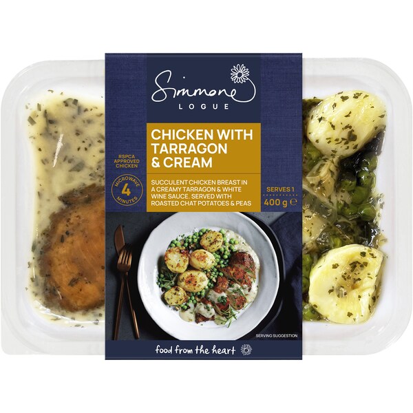 Simmone Logue Chicken With Tarragon & Cream Chilled Meal 400g