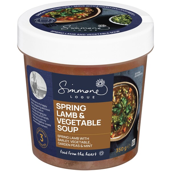 Simmone Logue Spring Lamb & Vegetable Soup 350g