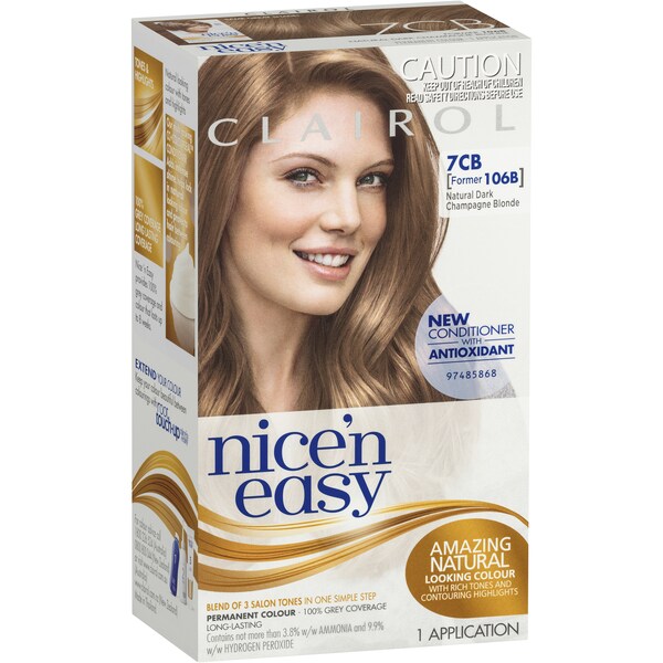 Clairol Nice N Easy 7Cb Natural Dark Champgne Blonde each