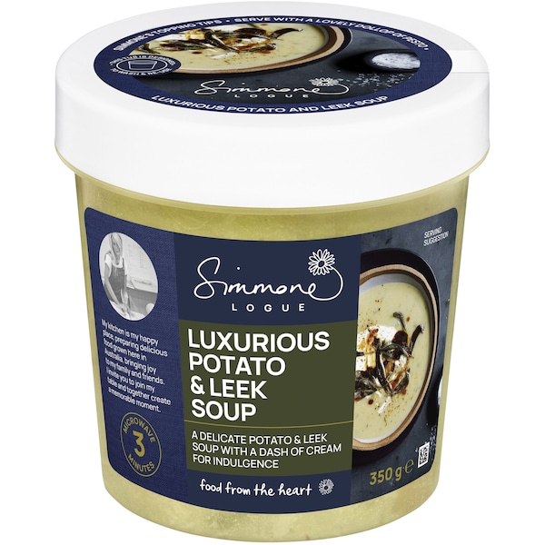 Simmone Logue Luxurious Potato & Leek Soup 350g