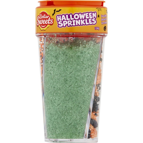Dollar Sweets Halloween 3 Compartment Sprinkles 134g