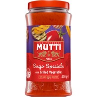 Mutti Sugo Speciale Pasta Sauce With Grilled Vegetables