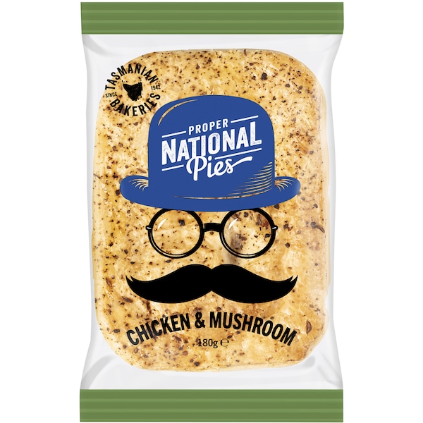 National Pies Chicken & Mushroom Pie 180g