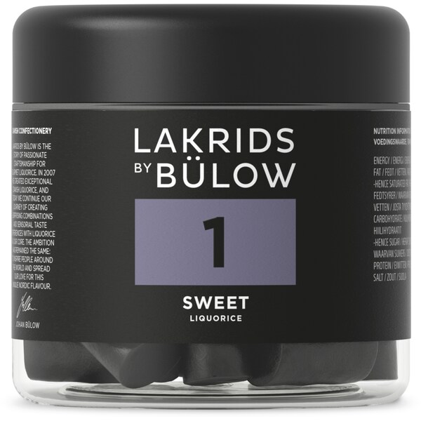 Lakrids by Bulow Sweet Liquorice 150g