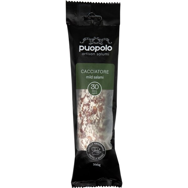 Puopolo Artisan Salumi Cacciatore Mild Salami 200g