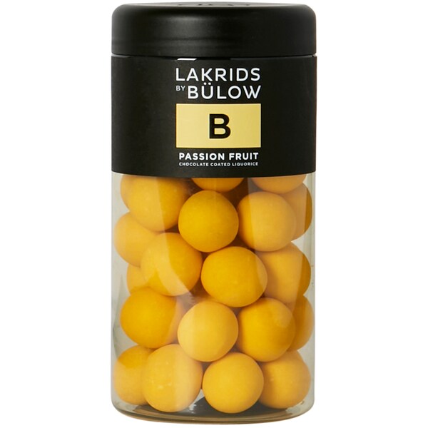 Lakrids by Bulow Passionfruit Chocolate Coated Liquorice 295g