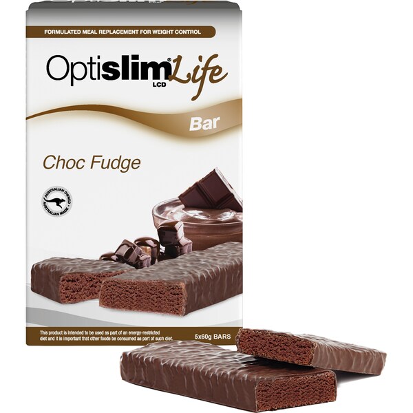 Optislim Life Bar Chocolate Fudge 5 Pack