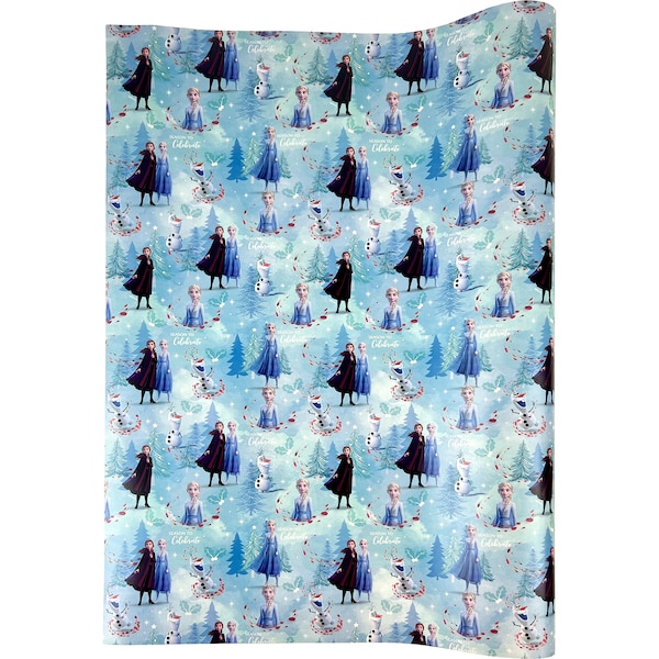 Christmas Wrapping Paper Frozen 4m Each