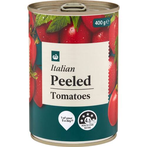 Woolworths Italian Peeled Tomatoes 400g bunch