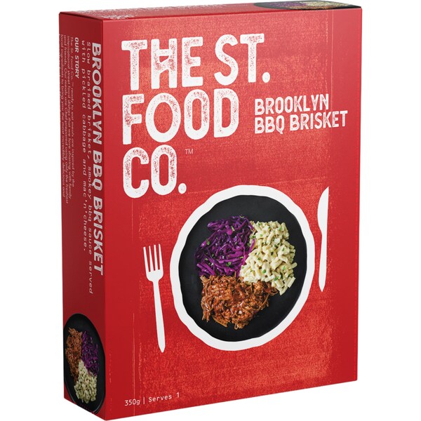 The St. Food Co. BBQ Beef Brisket Frozen Meal 350g