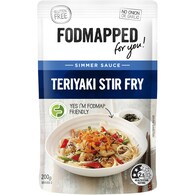 Fodmapped For You Teriyaki Stir Fry Simmer Sauce