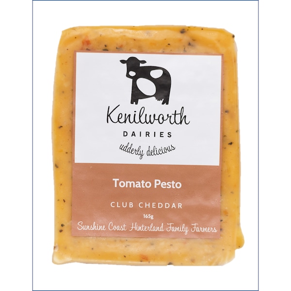 Kenilworth Dairies Dairies Tomato Pesto Club Cheddar 165g