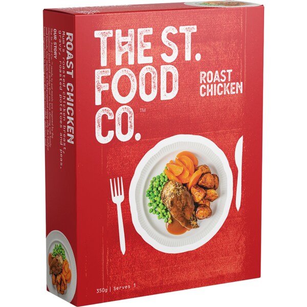 The St. Food Co. Roast Chicken Frozen Meal 350g