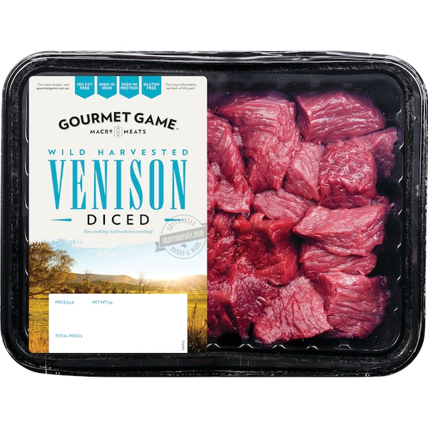 Gourmet Game Venison Diced 500g