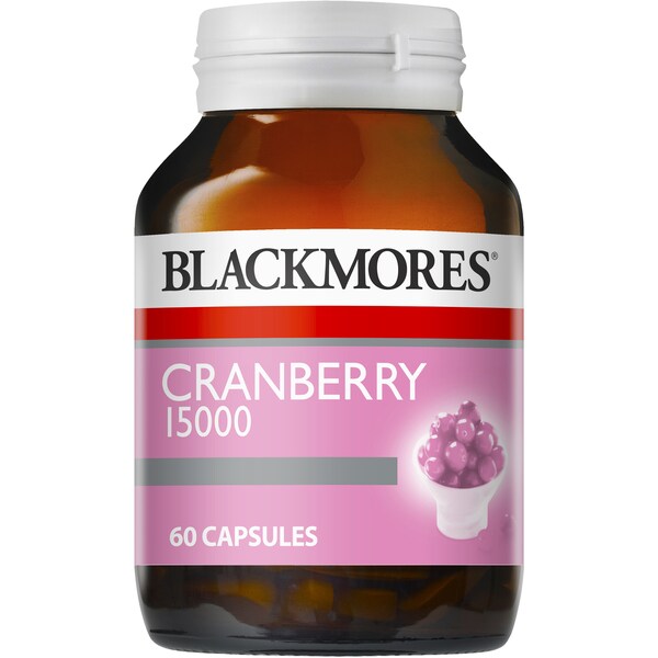 Blackmores Cystitis Cranberry Capsules 15000mg 60 Pack