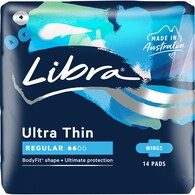 Libra Ultra Thins Pads Wings Regular