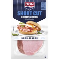 Don Short Cut Rindless Bacon