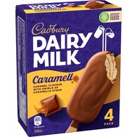 Cadbury Dairy Milk Caramello Frozen Dessert Sticks
