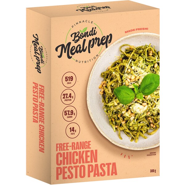 Bondi Meal Prep Free Range Chicken Pesto Pasta 300g