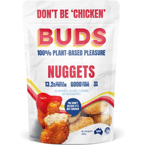 Buds Plant Based Nuggets 250g