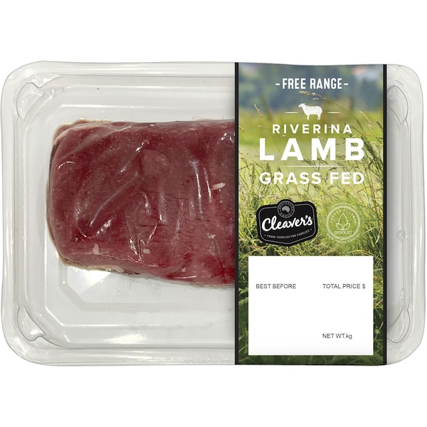 Cleaver's Grass Fed Trimmed Lamb Loin 180g - 320g