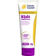 Cancer Council SPF 50+ Kids Sunscreen Tube