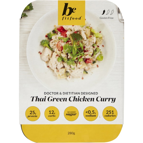Be Fit Food Thai Green Chicken Curry Gluten Free 280g
