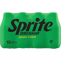 Sprite Zero Sugar Lemonade Soft Drink Mini Bottles