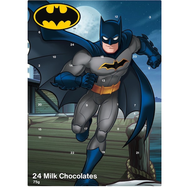Batman Milk Chocolate Advent Calendar 75g