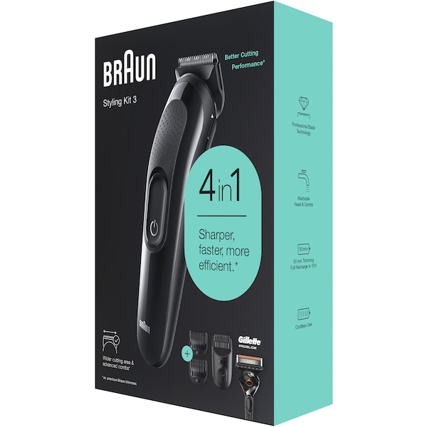 Braun Styling Kit 3 - 4 in 1 Multi Grooming Kit each