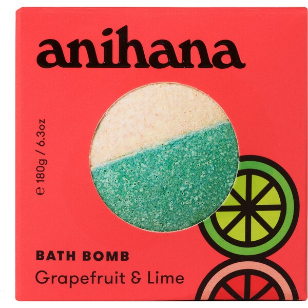 Anihana Bath Bomb Grapefruit & Lime 180g