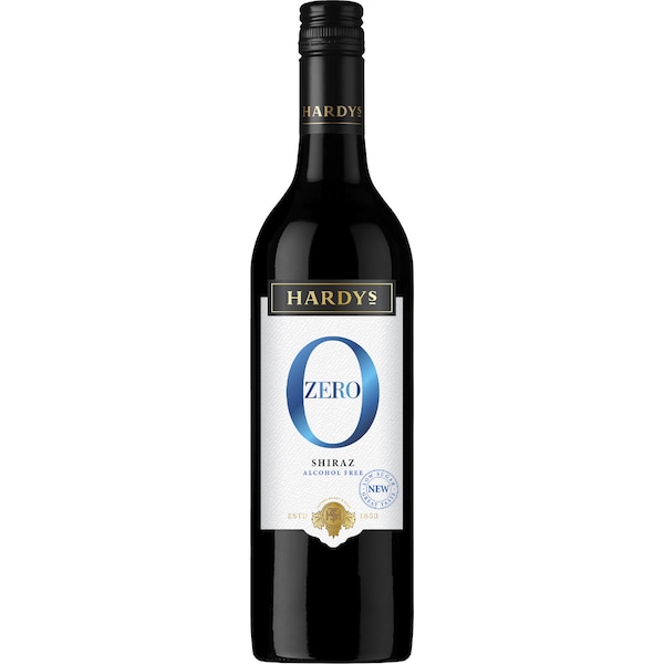 Hardys Zero Shiraz Alcohol Free 750mL