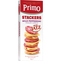 Primo Stackers Mild Pepperoni Cheese & Jatz Crackers