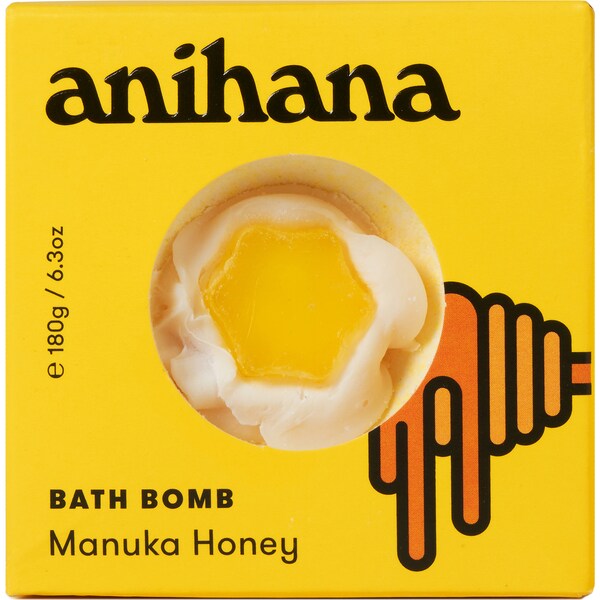 Anihana Bath Bomb Manuka Honey 180g