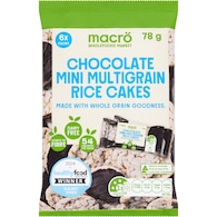 Macro Mini Multigrain Rice Cakes Chocolate