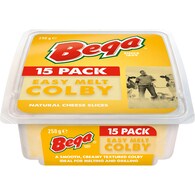 Bega Colby Cheese Slices Slices