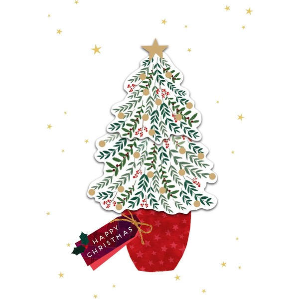 John Sands Christmas Card Christmas Tree Each