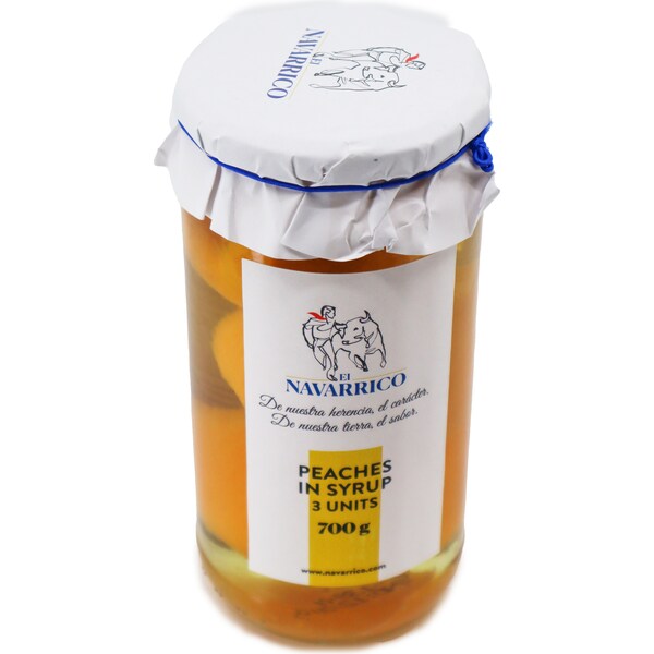 El Navarrico Peaches In Syrup 700g