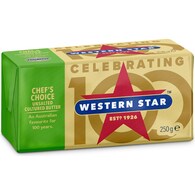 Western Star Unsalted Butter Block Chef's Choice