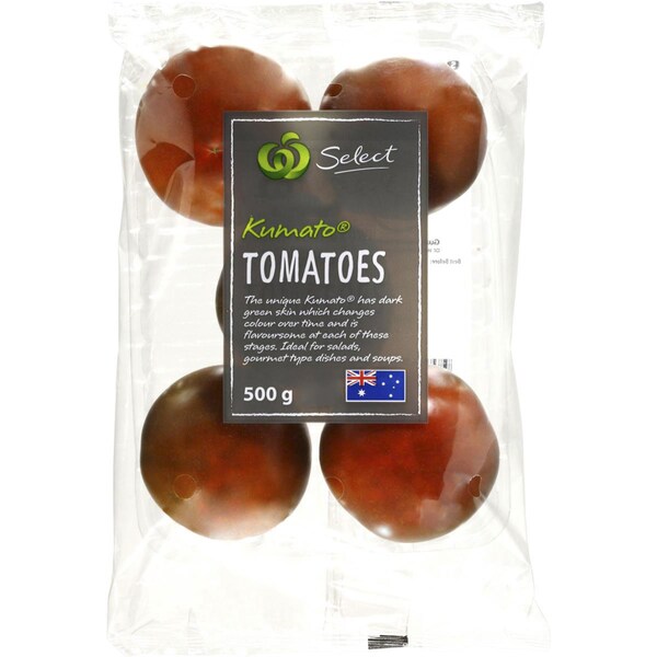 Woolworths Kumato Tomatoes 500G Punnet