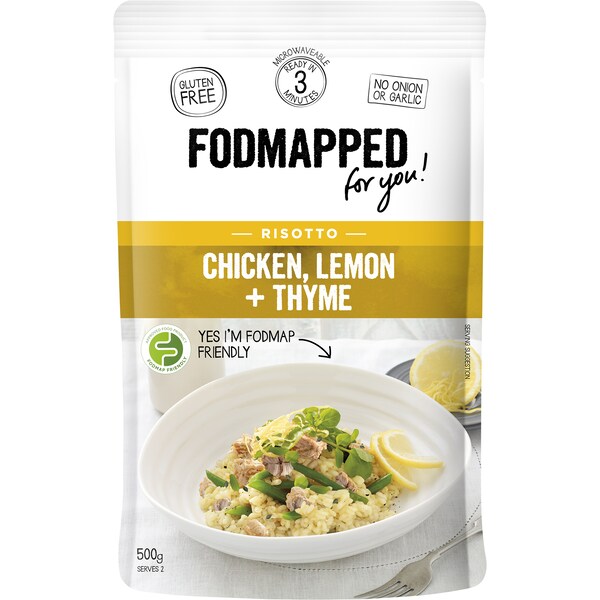 Fodmapped For You Chicken Lemon & Thyme Risotto 500g